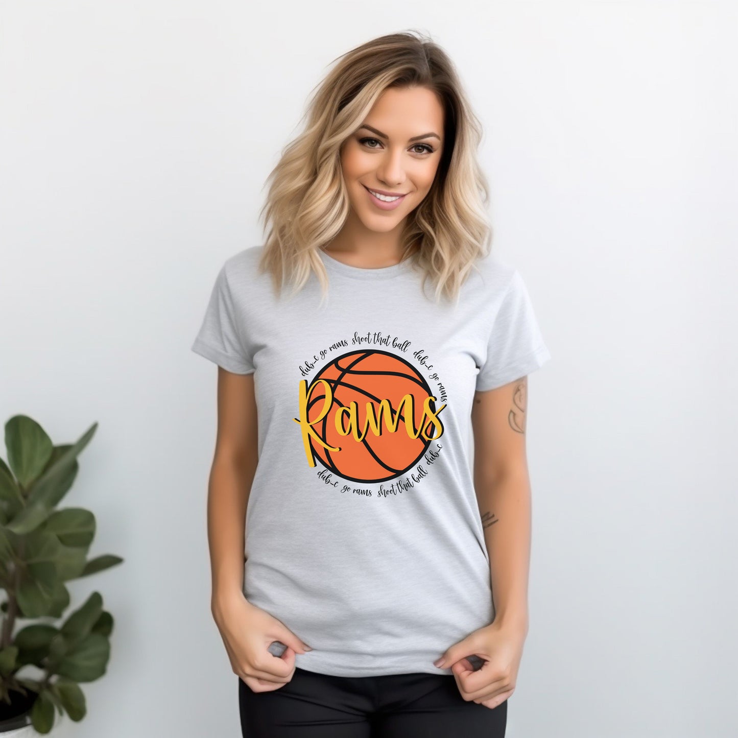 Rams Basketball Tee