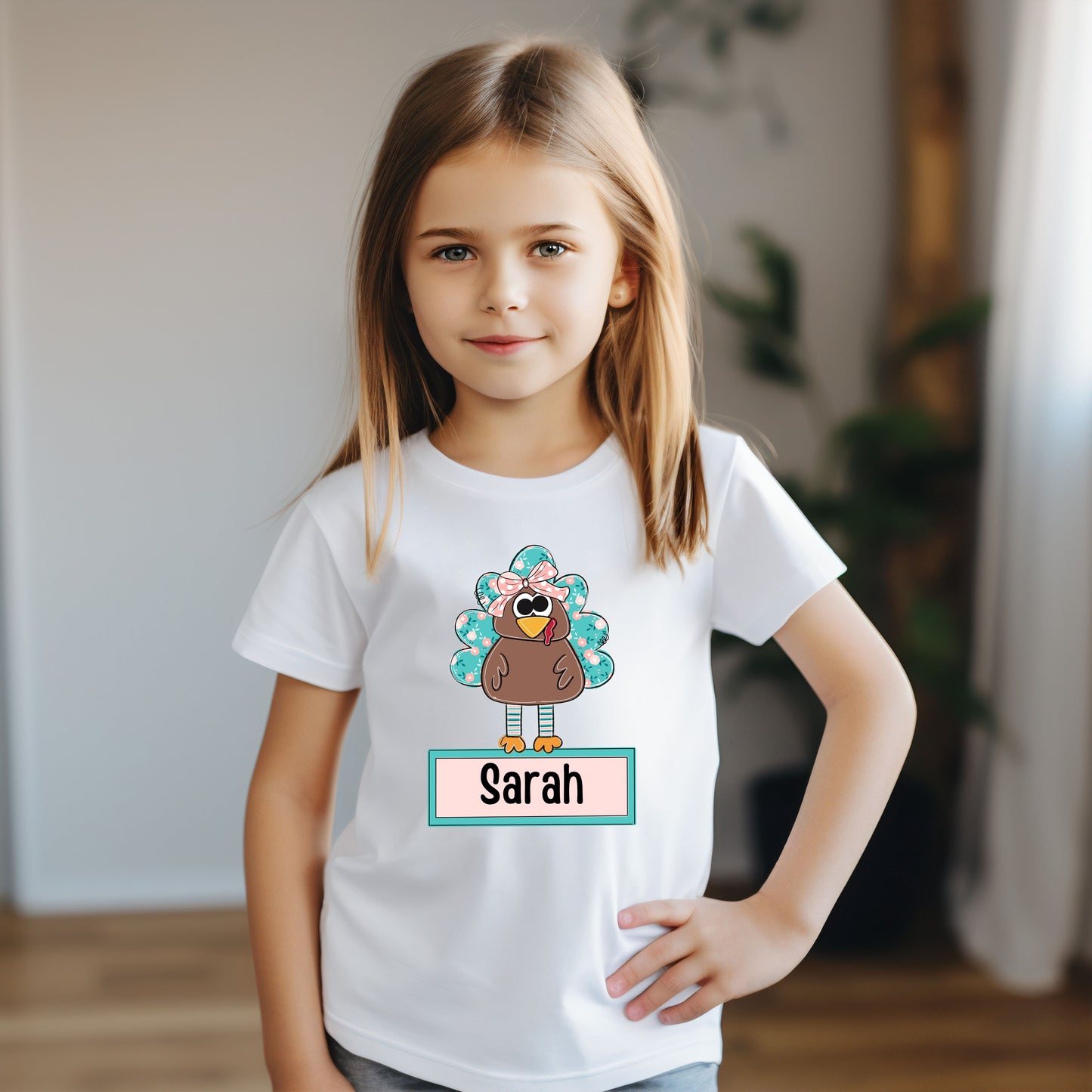 Boys or Girls Customized Turkey Body Suit/Tee