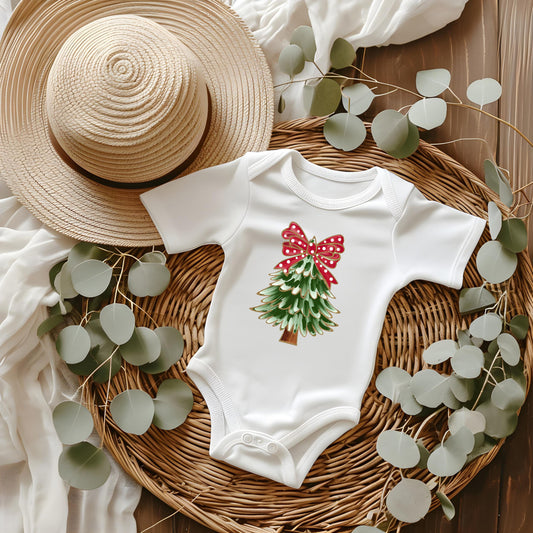 Watercolor Christmas Baby Body Suit, Toddler, Kids' Tee