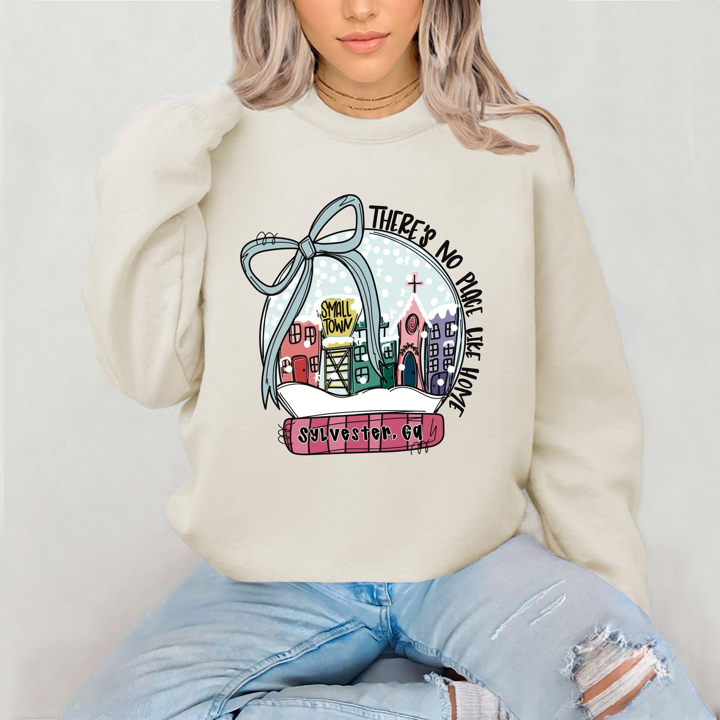 Sylvester, GA Snow Globe Sweatshirt