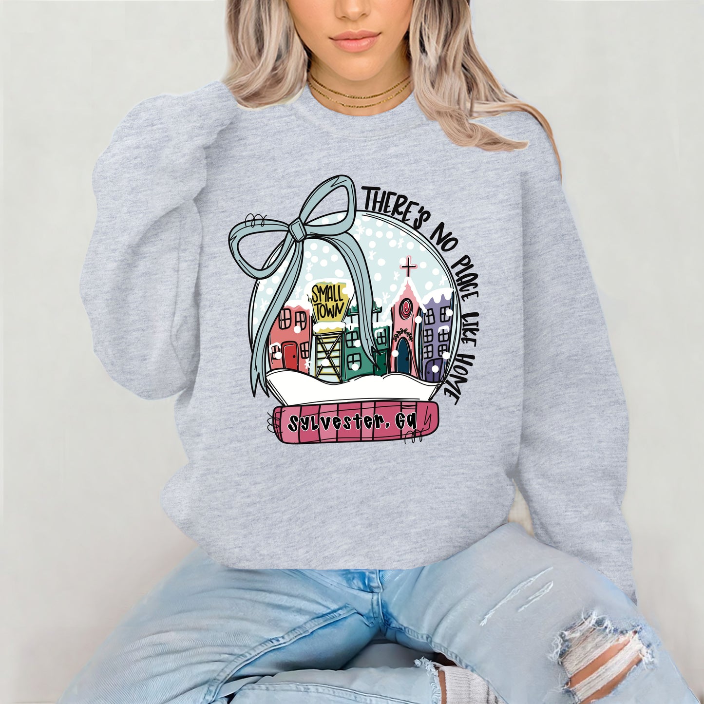 Sylvester, GA Snow Globe Sweatshirt