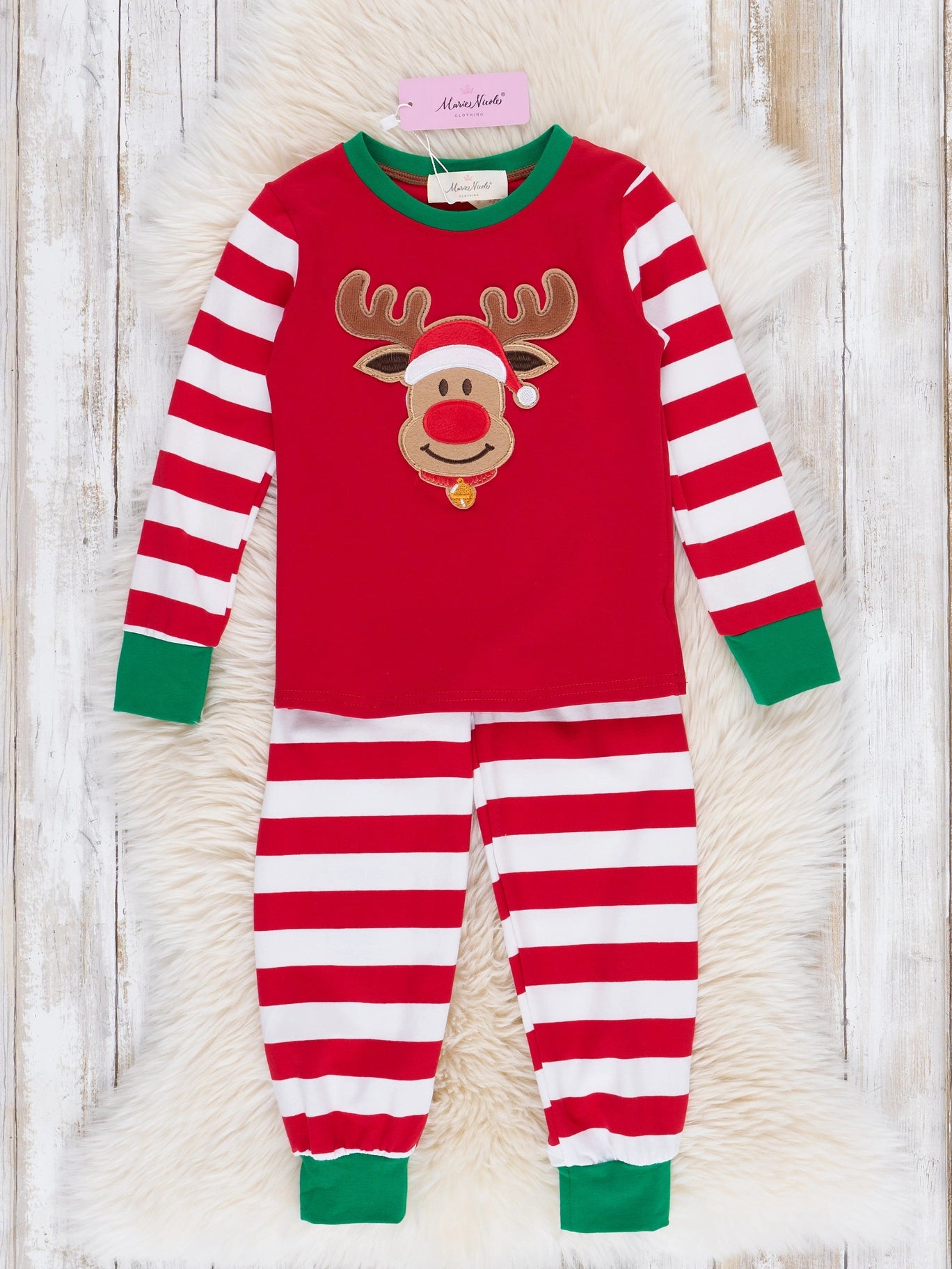 Boys Reindeer Pajamas