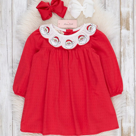 Embroidered Santa Dress